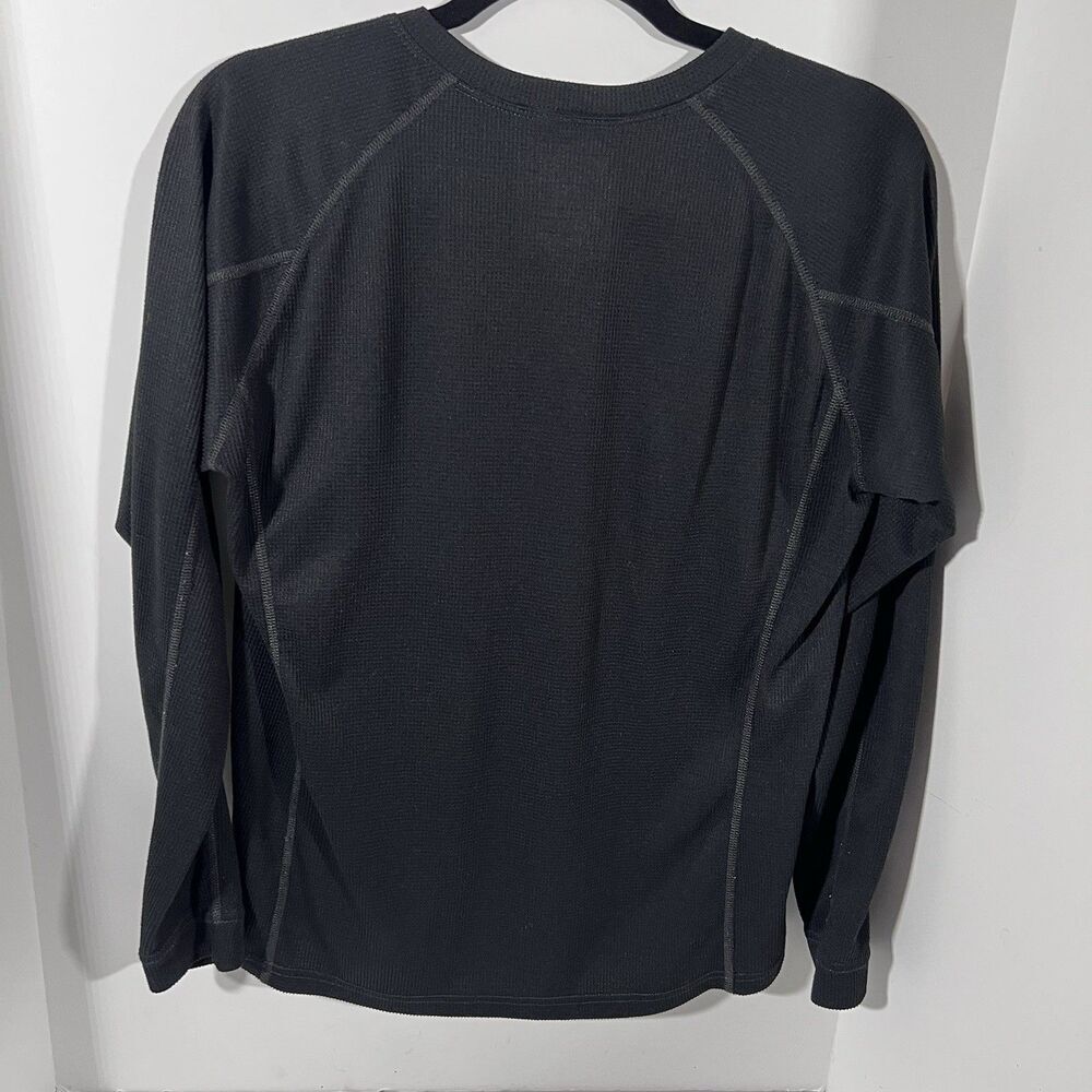 Carhartt Force Waffle Base Layer Thermal Long Sleeve Black Shirt Women s L 12/14 - Picture 4 of 6